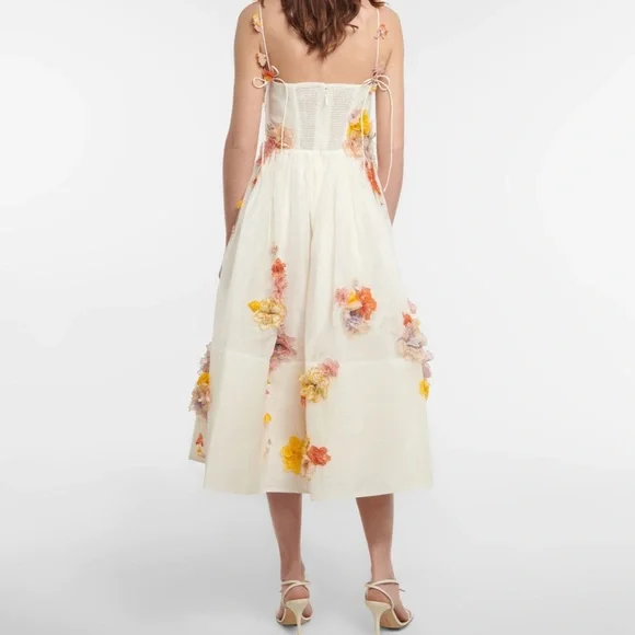 Zimmerman Postcard Appliqué MIDI Dress - Picture 6 of 6